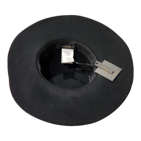 House of Harlow 1960 Black Floppy Wool Hat Women's One Size - Picture 4 of 4